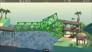 Poly Bridge Tropical Paradise 7-1 Trap Doors