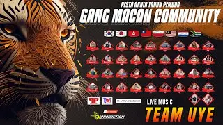 LIVE MALAM  LIVE MUSIC TEAM UYEE || ANNIVERSARY GMC KE -  12 || DESA TUGU GANG MACAN || 31 DES 2024