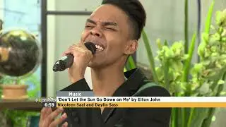 Nicoleen Saal & Daylin Sass perform ‘Don’t Let the Sun Go Down on Me’