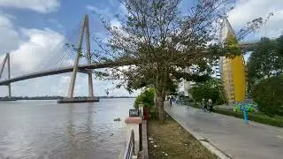 To&agrave;n cảnh cầu Rạch Miễu #caurachmieu #caurachmieu2 #mythocity