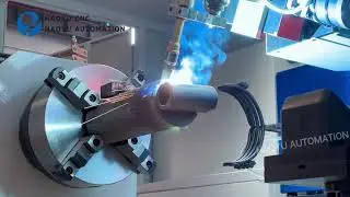 Brazil 5 axis automatic welding machine for hydraulic cylinder