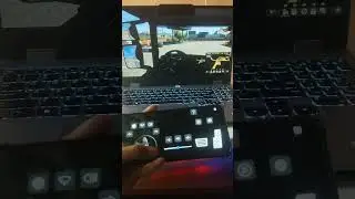 turn your mobile phone into the ultimate steering wheel 😎 coming soon #gaming laptop #smartphone