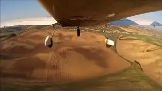 2018-10-22 Prvn&iacute; přist&aacute;n&iacute; na plo&scaron;e Boleradice (LKBOLE). First landing at Boleradice airstrip.