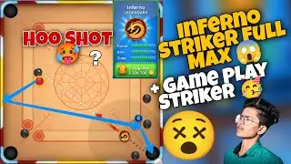 FULL MAX INFERNO STRIKER 😵 IN CARROM POOL | CARROM POOL | TRICK SHOT GAME PLAY 🥵|CARROM POOL NAZIM 🥳