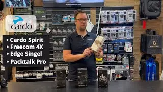 J&auml;mf&ouml;relse mellan olika intercomsystem fr&aring;n Cardo. Cardo Spirit, Freecom 4X, Edge Singel, P.talk Pro