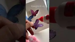 Butterfly pop up card 🦋 #diy #artandcraft #handmade