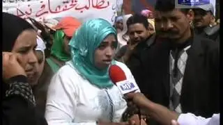 ساكنة من دوار لالة ركراكة  بالمحمدية يجددون احتجاجاتهم أمام عمالة المحمدية