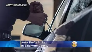 Auto Thefts Spike In Baltimore County, Police Say
