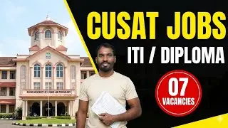 CUSAT Technician Assistant & Technician Jobs 2026 👌| ITI, Diploma Govt Jobs | Apply Online Telugu😊..