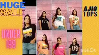 ajio haul under 199rs!🤗🤍🤍Music: WanderMusician: @iksonmusic #ajio #tops #wow