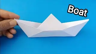 How to Make an Origami Boat. Easy Origami,  Paper crafts