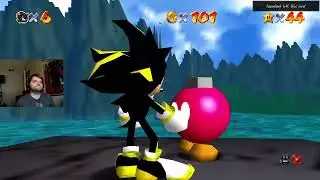 Super Sonic and Shadow 64 W/ Funnel Web(Super Mario 64 Coop Deluxe)