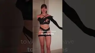 Революция в мире! Комплект нижнего белья с прикреплёнными перчатками #luxuryfashion #mariemurrevi...