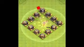 Double Cannon vs All Hero's in Clash of clans! #shorts #gameplay