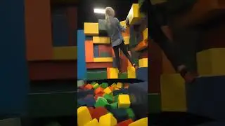 Fun at Trampoline Park! #trampoline #bounce #jump #slomo #shortfeed #shortvideo