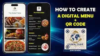 How to Make a Digital Menu in 5 Minutes! (QR Menu + QR Code with Logo)