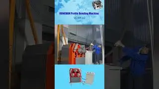 If you want to bend profiles such as channel steel, take a look at this  profile bending machine