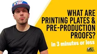 What are printing plates/pre-production proofs?