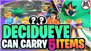 I USED 5 HELD ITEMS ON DECIDUEYE, IT WAS OP! Pokemon UNITE