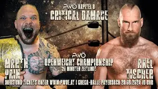 OPENWEIGHT CHAMPIONSHIP: Martn Pain (c) vs. Axel Tischer | PW&Ouml; Chapter 8: Critical Damage 28.09.2024