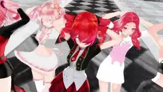 【MMD】5 Teto's Bass Knight dance