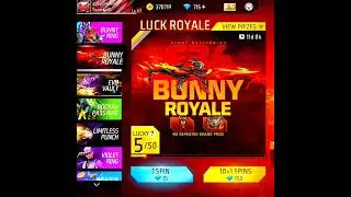 Free Fire New Bunny Backpack Skin Luck Royal 😯 #freefire #shorts