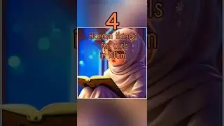 4 HARAM things for girls in ISLAM #islamicvideo #youtubeshorts
