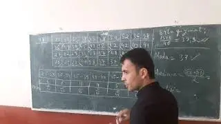 Majburiy blok - Matematika. Katta jadvallarda O'rta qiymat, Moda, Mediana va Kenglikni topish