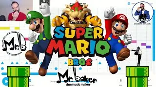SUPER MARIO BROS Theme Song on Chrome Music Lab