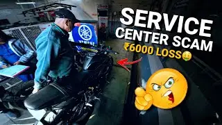 I Got Scammed At Yamaha Service Centre | Mt15 Service Scam ₹6000 Loss 🤑 #mrthugmotovlogs #motovlog