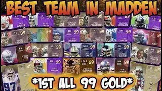 **1ST ALL GOLD 99** BEST TEAM IN MADDEN 21 ULTIMATE GOLDEN TICKETS SERIES 6 LEGENDS ABILITIES