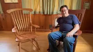 Building a Contemporary Windsor Rocking Chair