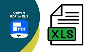 Как точно преобразовать отсканированный PDF-файл в файл Excel XLS в редакторе PDF Wondershare