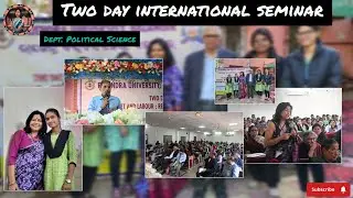 Two days international seminar, Rajendra university Balangir,dept- pol science#newvlog 