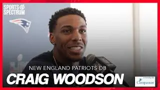 New England Patriots safety Craig Woodson the role of Christ in his life at Super Bowl LX