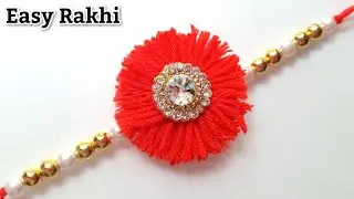How To Make Beautiful Rakhi ? &bull; Woolen Rakhi Making 2023 &bull; Rakhi Making Competition Idea From Wool