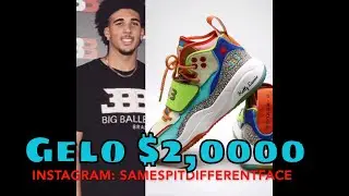 LAVAR BALL Drops GELO BALL New $2,000 BIG BALLER BRAND Shoe