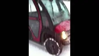 Kawasaki Mule with Cab in Storm