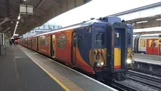 (Last Week) - SWR - Class 455 - (4 Car Train) - at Wimbledon Station - Platform 5 - 16/12/2025