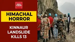 Himachal Landslide Toll Rises To 13, Rescue Ops Halted Due To Falling Boulders