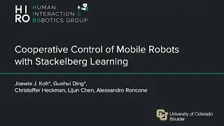 Cooperative Control of Mobile Robots with Stackelberg Learning