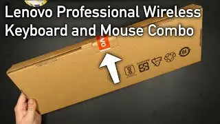 Lenovo Professional Wireless Keyboard and Mouse Combo - Unboxing & First Look