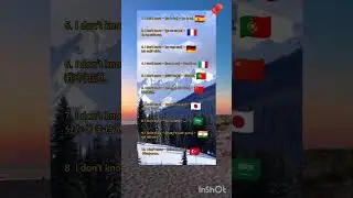 I Don&rsquo;t Know&rdquo; in 10 Languages 🤔🌍 | Learn Languages Fast #languages #polyglotjourney #learnlanguages