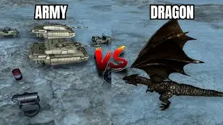 Dragon VS Soldier (Fans said this is my 14,000th comment. I really hope this fight happens! )