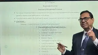 Business Studies Topic - Business Finance  Part - 1 Semester - II By WBCHSE