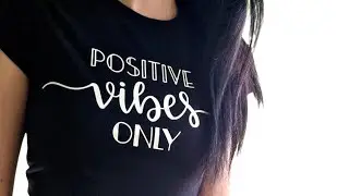 Positive vibes only print t-shirt 🥳 fashion trend 🏷 shop is now