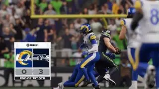 Madden NFL 26 NFC Championship Los Angeles Rams  12-5 vs Seattle Seahawks 14-3 