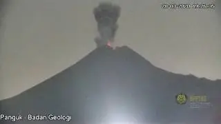 Erupsi Merapi Tanggal 28 Maret 2020 Pukul 19:25 WIB