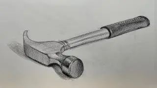 How to draw a claw hammer step by step | Pencil shading for beginners