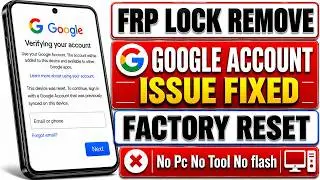 🔥 How To Remove Google Account From Android Phone | Forgot Gmail? Fix FRP Lock After Reset 📱